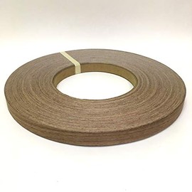 Walnut Wood Edge Banding 7/8"x50' Roll, Preglued Hot Melt Adhesive