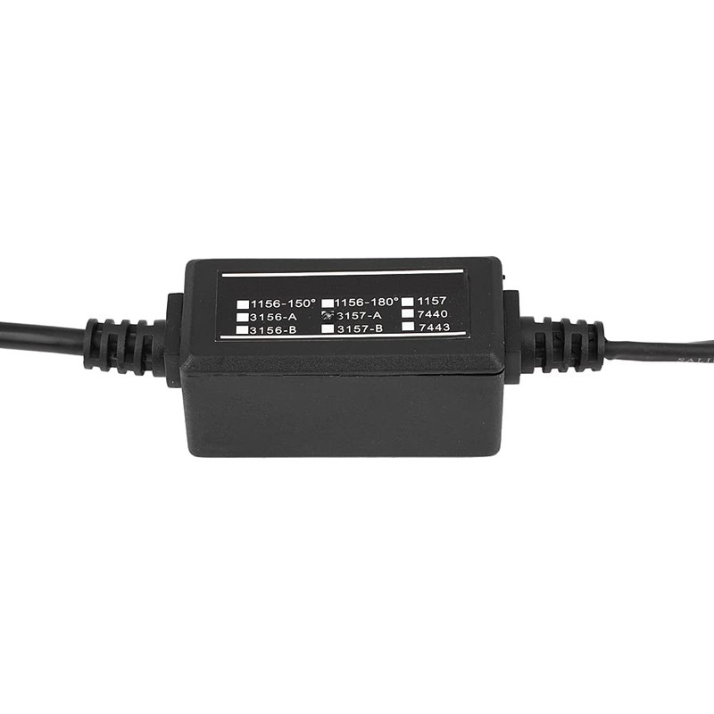 LED Decoder, Pack of 2 Black ABS 12V 3157A LED