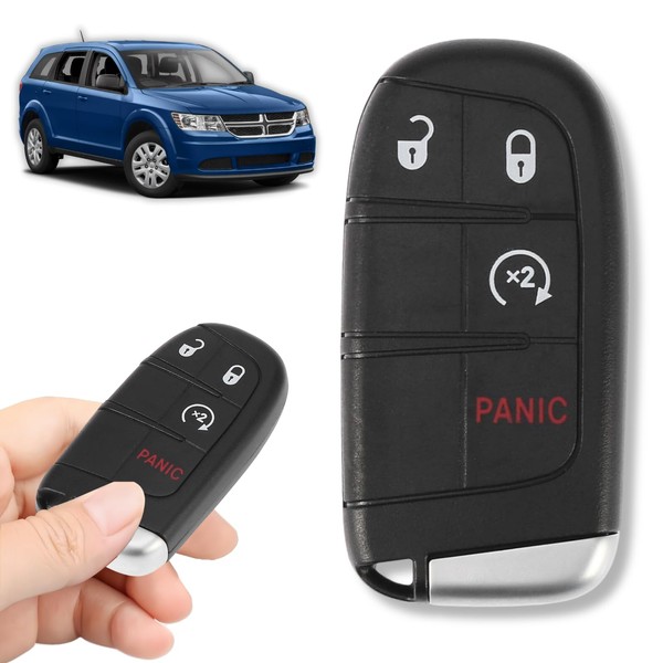 Boxonly Replacement Keyless Entry Remote Car Key Fob M3N-40821302, 4-Button,