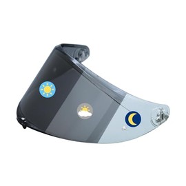 Logto Photochromic Visor Compatible With K6,K6S Helmet Transition Face Shield (K6,K6S Clear To Smoke)