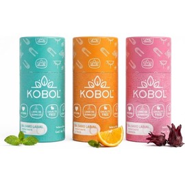 KOBOL  Bálsamo Labial Cítrico Vegano Push Up Hidratación Natural