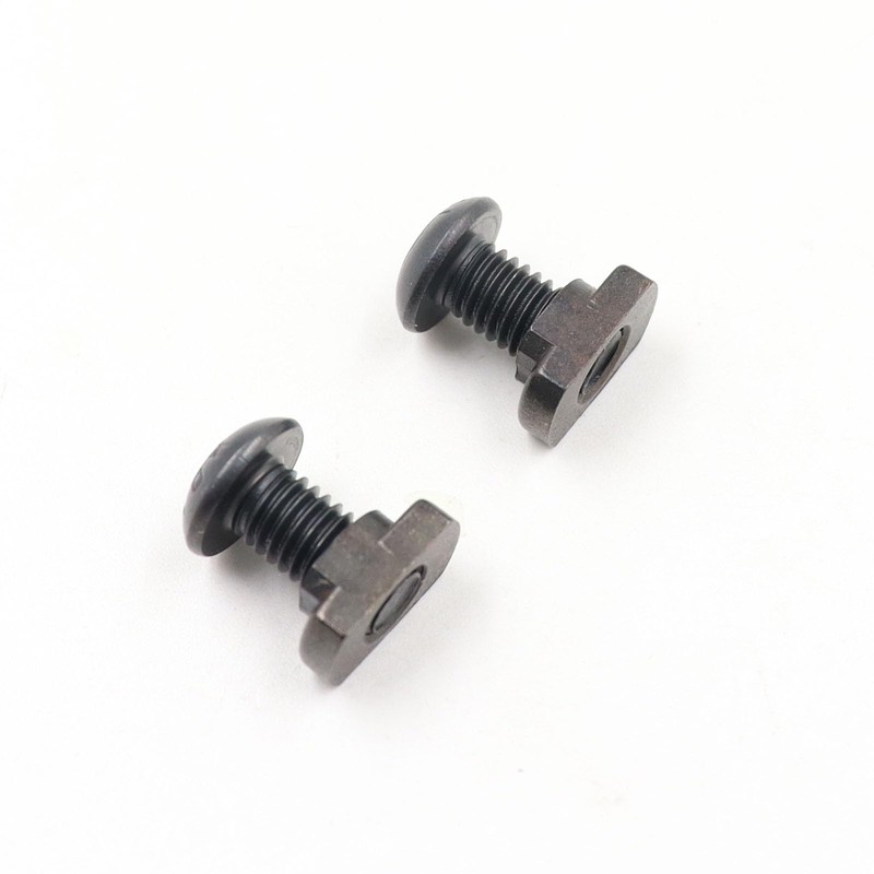 24 Sets M5 Mlok T-Nuts & Screws Replacement Sets Steel,