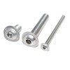 Round-Head Screws with Hexagonal Socket with Flange M10 x 20