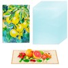 Beclumas 10 Pack Sublimation Glass Cutting Board Blanks, 11"x7.87" Heat