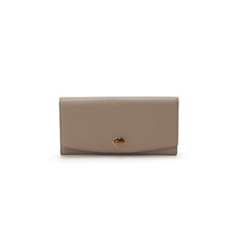 Topkapi Bill Holder, Mini Embossed Leather, Long Wallet, Gemdrops, medium grey