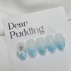 [Handmade Nail Tips] Dolphin Ocean Nail Tips - Petit Almond