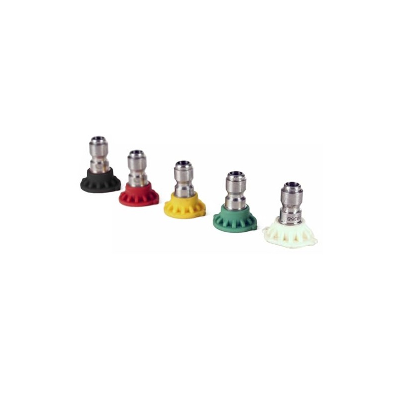 Hydraulax Pressure Washer Color Coded Degree Nozzle Kit with 3.5