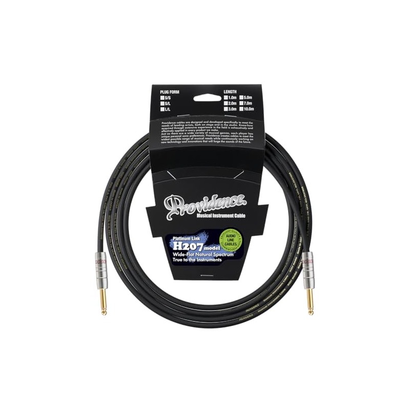 Providence Shielded Cable H207 1m S/S Plug (Straight/Straight)