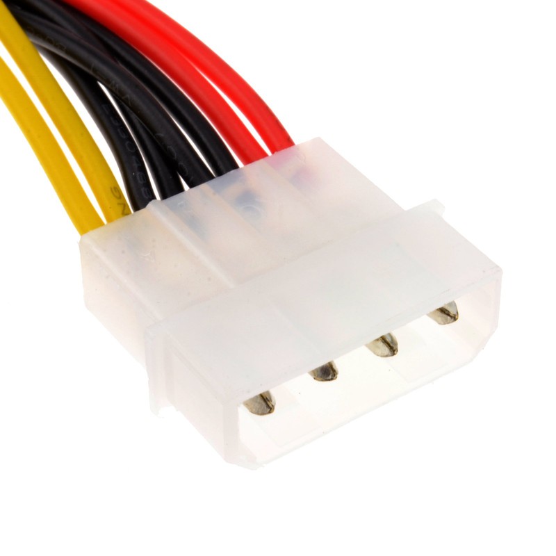 kenable SATA Power Splitter Cable 4 pin LP4 Molex to