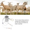 Cocoarm Manual Milking Machine, 2000 ml Effortless Milking Machine, Effort-Saving