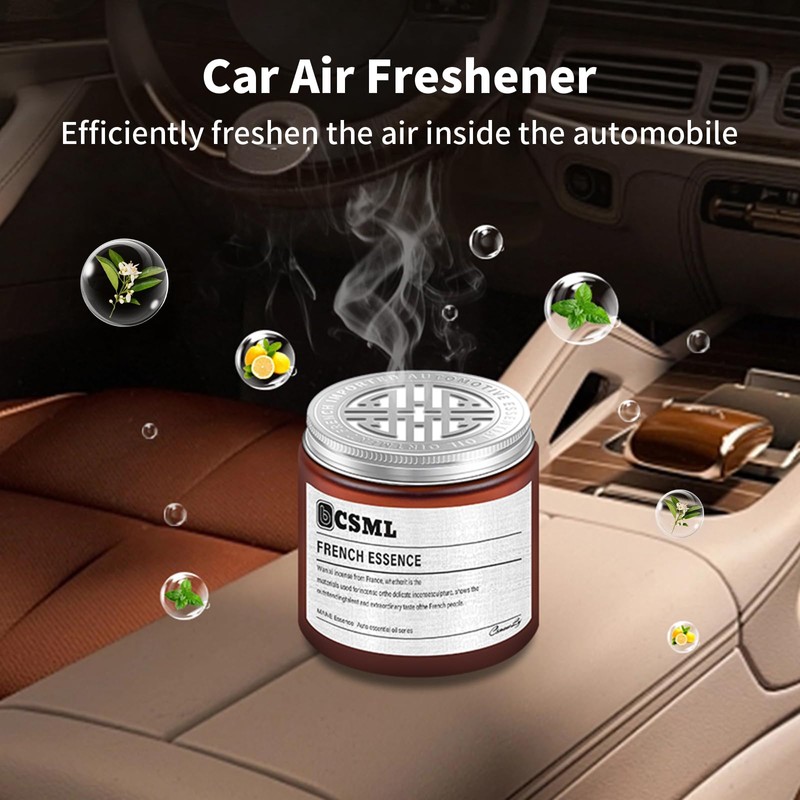 Solid Car Air Freshener Long-Lasting Scent for Home, Office &