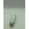 Figame 3 Prong Light Bulb Socket Plug Adapter, Polarized Bulb