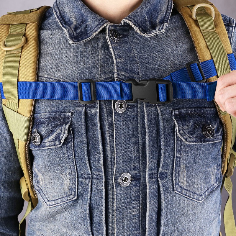 XTACER Backpack Chest Strap Adjustable Backpack Sternum Strap Chest Belt