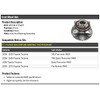 Front Wheel Hub and Bearing Assembly - Compatible with 2005-2015