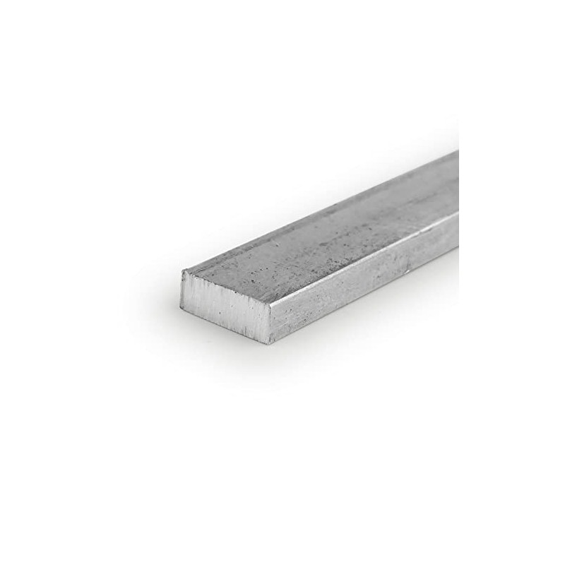 1018 Carbon Steel Rectangular Bar, Unpolished (Mill) Finish, Cold Finished