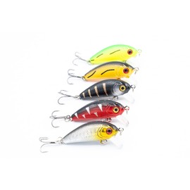 Mister Tackle Lilly Fishing Lure Fishing Lure Set Wobbler Set 5 cm Trout Bass 5 Pieces