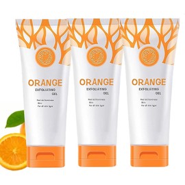 Gel exfoliante de naranja, gel exfoliante facial y corporal, exfoliante facial hidratante de limpieza profunda
