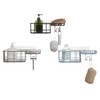 SunnyPoint Classic Wall Mounted Shower Caddy Organizer Basket Shelf With