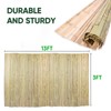 Jollybower 3ft x 13ft Natural Bamboo Slat Fence, Outdoor Split