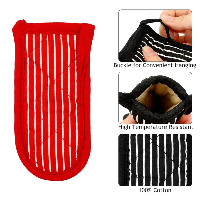 Pot Holder, 4 Pack Cast Iron Handle Cover, Cast Iron