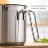 Stainless Steel Saucepan With Glass Lid, Sauce Pan, 2.5 Quart