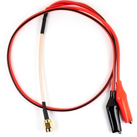 risingsaplings 2pcs SMA Male to Double Alligator Clips Tester Cable RG316 50cm / 19.5"