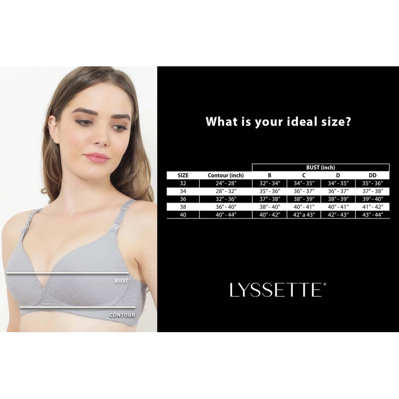 9 MONTHS 3823 Bra de Lactancia con Copas y Encaje