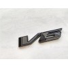 GMC 1PC Gloss Black Rear Tailgate V6 Emblems Badge Fit