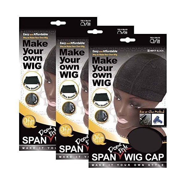 Qfitt - Spandex Dome Style Ultra Stretch Wig Cap #5017 by Qfitt