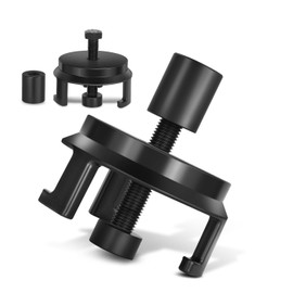 DNA MOTORING 25264 GM Harmonic Balancer Puller, No Radiator Removal for GM LS Engines (5.3L/6.0L/6.2L), Chrysler/Jeep/Dodge V6/V8, 3-Jaw Quick-Clamp Design,TOOLS-00763