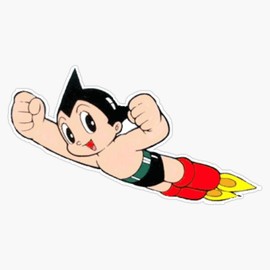 Astro Boy Sticker Bumper Sticker Vinyl Decal 5"