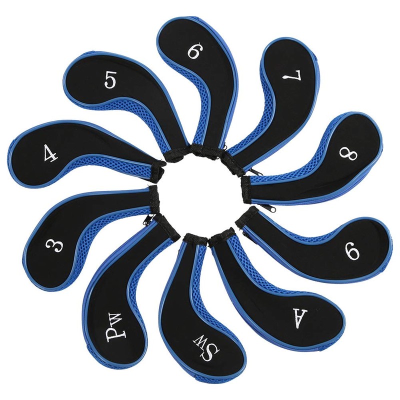 Golf Iron Covers Golf Club Iron Covers Neoprene 10Pcs Neoprene