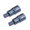 uxcell 1/2" Drive x H10 (10mm) Hex Bit Socket, S2