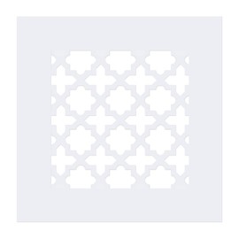 PATIKIL Air Vent Cover Grille for 5.5"x5.5" Duct Opening, Acrylic Glass Decorative Wall Ceiling Hole Cover Register with Screws for Home Ventilation Decor