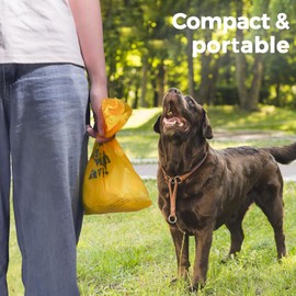 Dog Poop Bags Rolls Biodegradable 100% Leak Proof Thickened Waste Bags - 600 Count 40 Rolls - Cornstarch Based Doggie Poop Bag for Small and Big Dogs（Lavender）