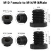 sourcing map 2pcs M10 Female to M14/M16 Male Adapter Polisher