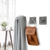 Fotosnow Adhesive Hooks Towel Hanger Wall Hooks for Hanging Coat,