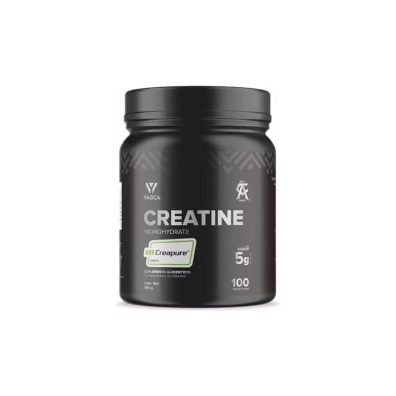 Yaoca Creatina Monohidratada en Polvo, Envase con 500 g de