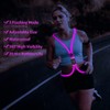 LED Reflective Vest, LED Reflective Running Vest Lights for Runners,