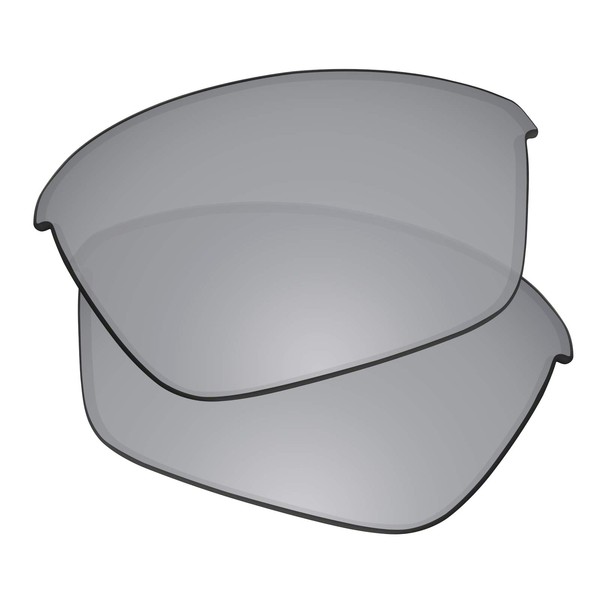 Predrox Silver Mirror Half Jacket 2.0 Lenses Replacement for Oakley