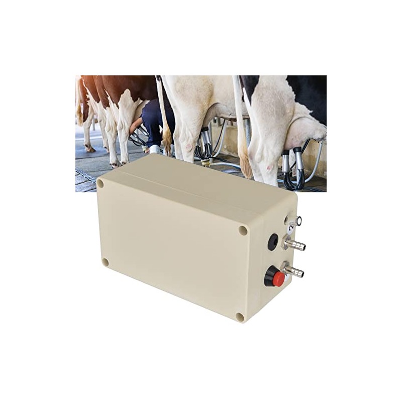Milking Vacuum Pump, 48W 12V Portable Large Suction Pulsation Electric