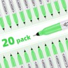 Green Ultra Fine Point Permanent Markers, 20 Pack, 0.4 mm,