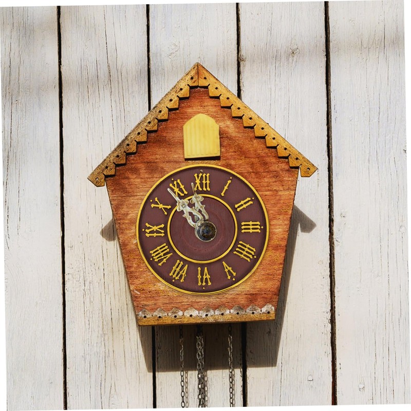 Mobestech Elegant Cuckoo Clock with Precise Timekeeping Antique Design for