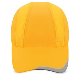 BLUECHOLON Trekking Hat Running Mountaineering Hiking Adjustable Closure Microfiber Men Hat Women Hat, Yellow (amarillo fluoro)., 60