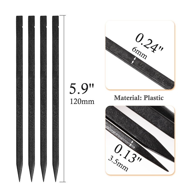 sourcing map 4 Pcs Plastic Spudger Tool, Reusable Spludger Pointed
