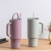 Ello Port 40-oz. Stainless Steel Tumbler with Handle, Color Sage