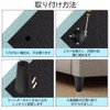 WMYCONGCONG Set of 4 Furniture Legs Sofa Legs 120mm Replacement