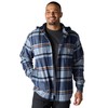 Carhartt Men's Rugged Flex Relaxed Fit Flannel Fleece Lined Hooded