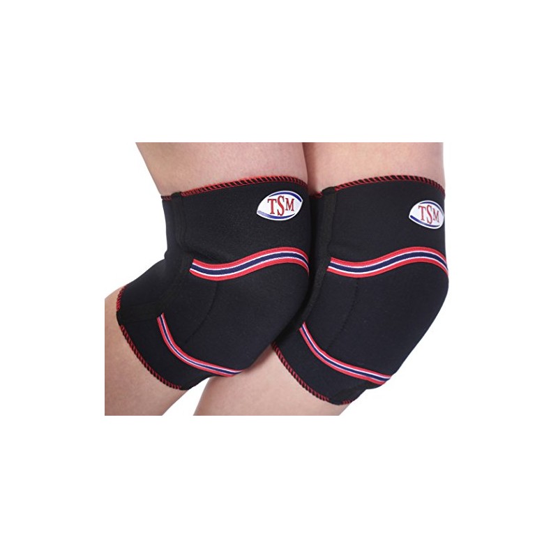 TSM Sportbandage Kniepolster aktiv (Paar), Schwarz, XL, 2553-2