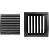 Repa Market Anthracite Adjustable Ventilation Grill - Louvered Air Vent